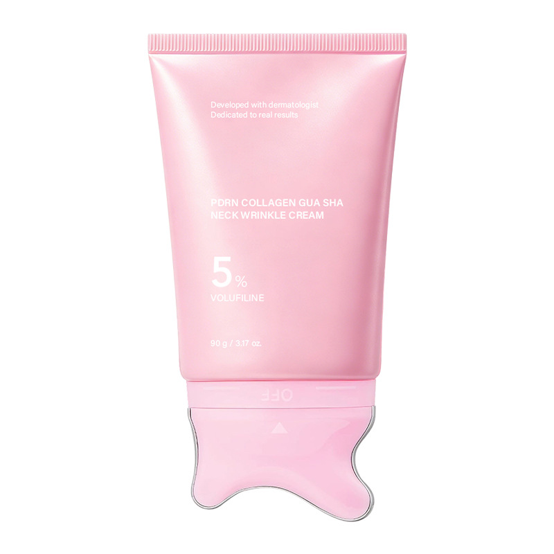 PDRN Face and Neck Wrinkle Cream with Gua-Sha