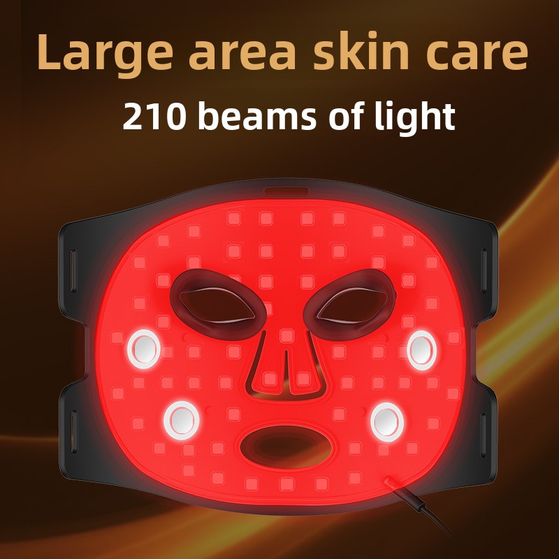 Premium Wireless LED Phototherapy Facial Mask Device